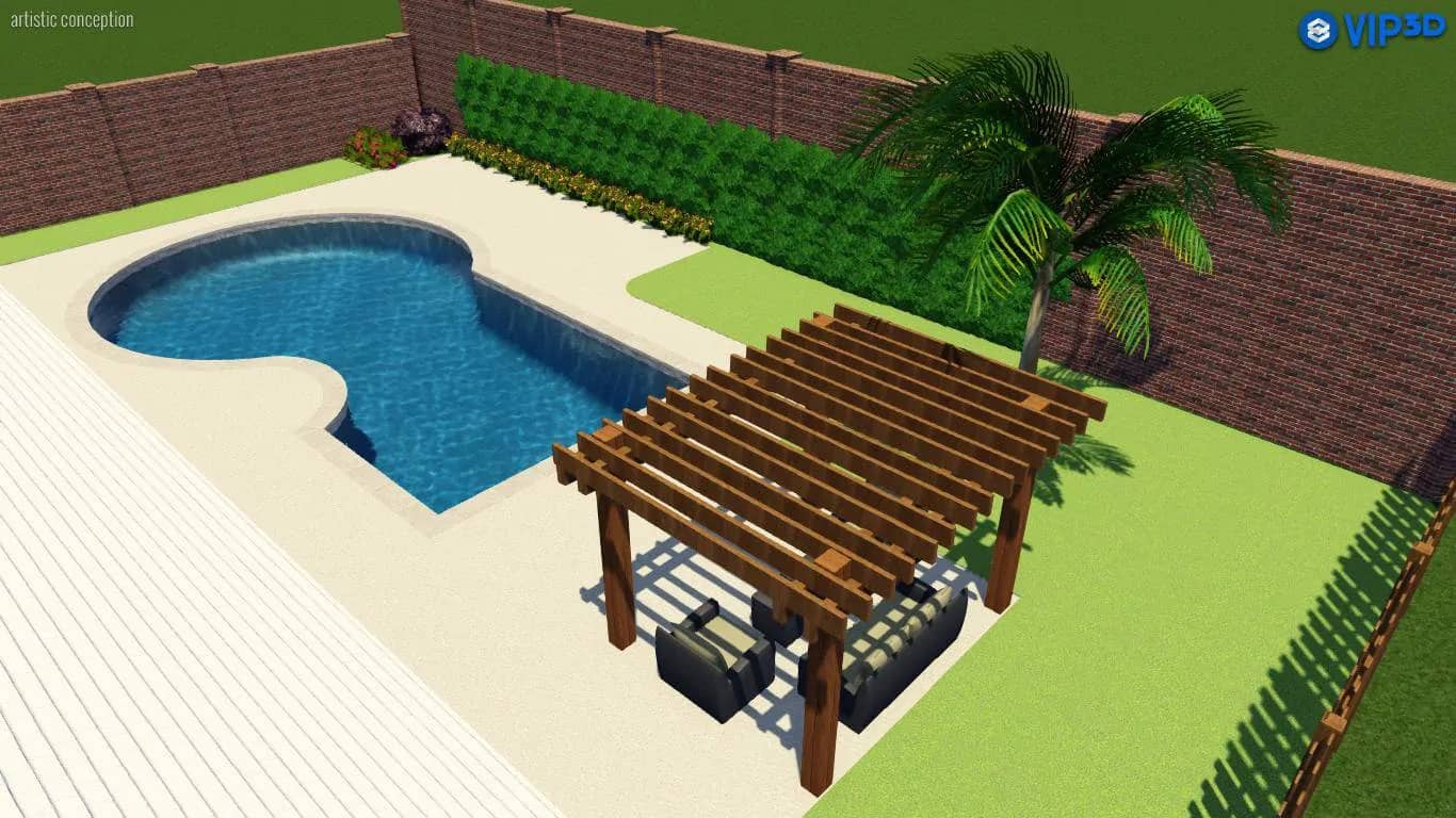 landscaping work done in Houston, Texas residence