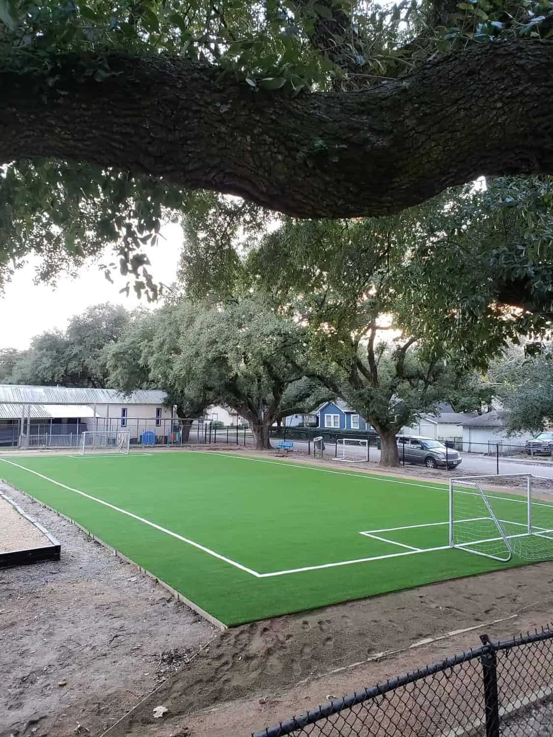 landscaping work done in Houston, Texas residence